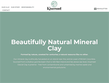 Tablet Screenshot of kisameetclay.com